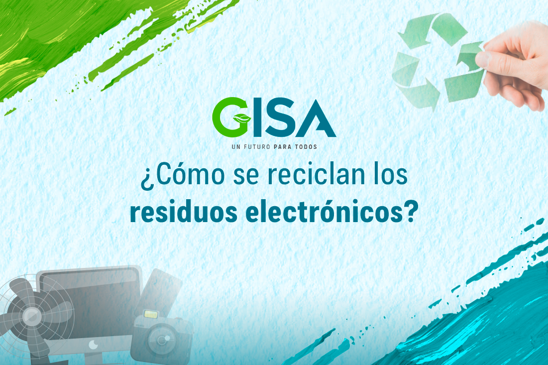 ¿Cómo se reciclan los residuos electrónicos?
