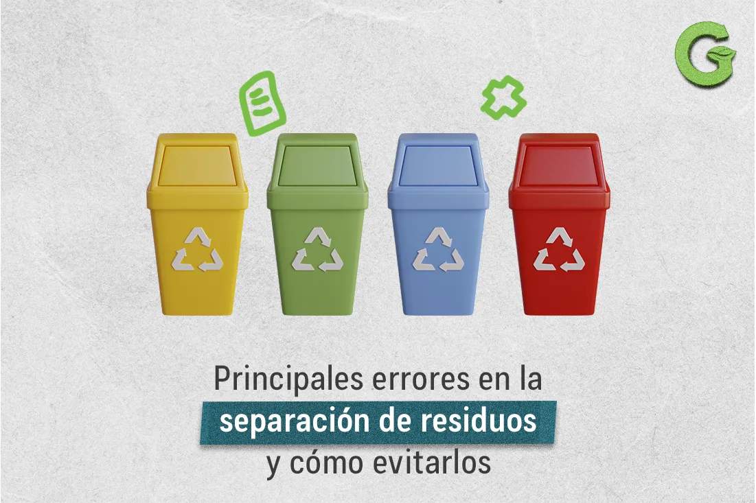 Principales errores en la separación de residuos (y cómo evitarlos)