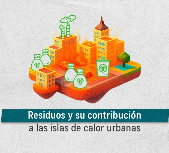 Residuos y su contribución a las islas de calor urbanas