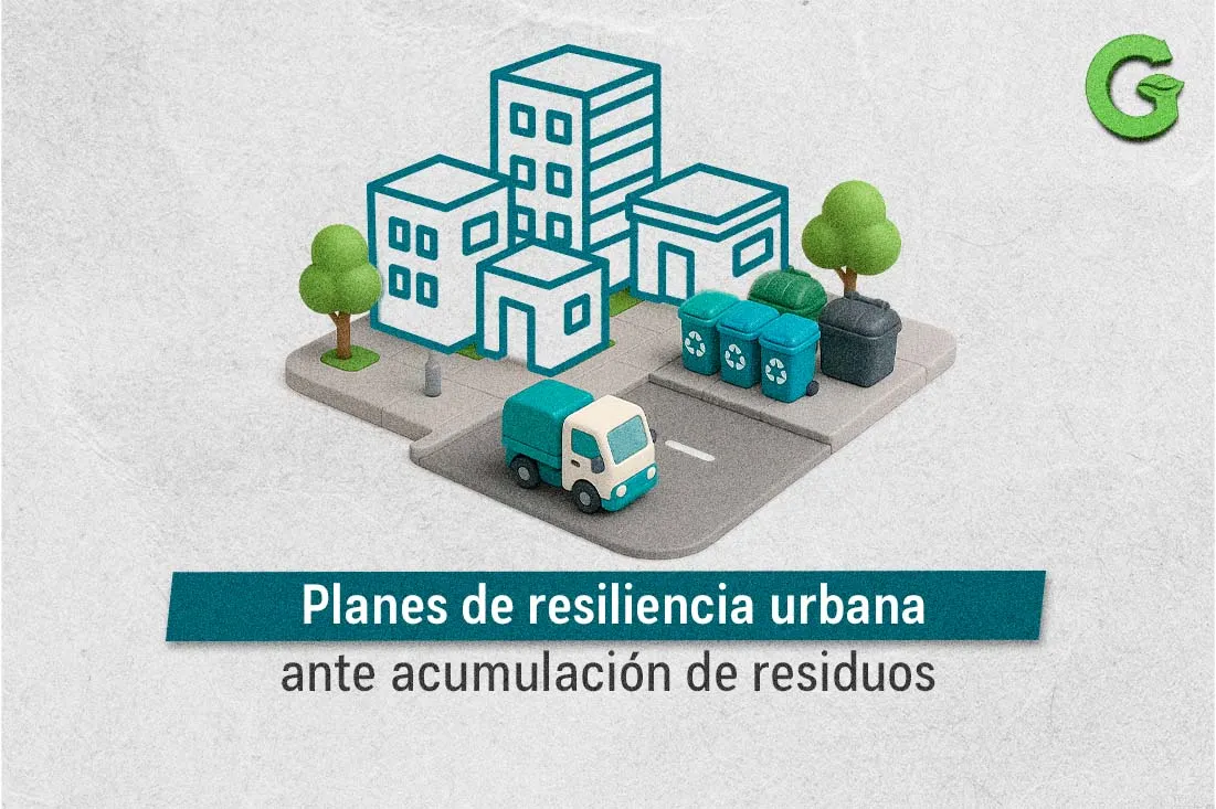 Planes de resiliencia urbana ante acumulación de residuos