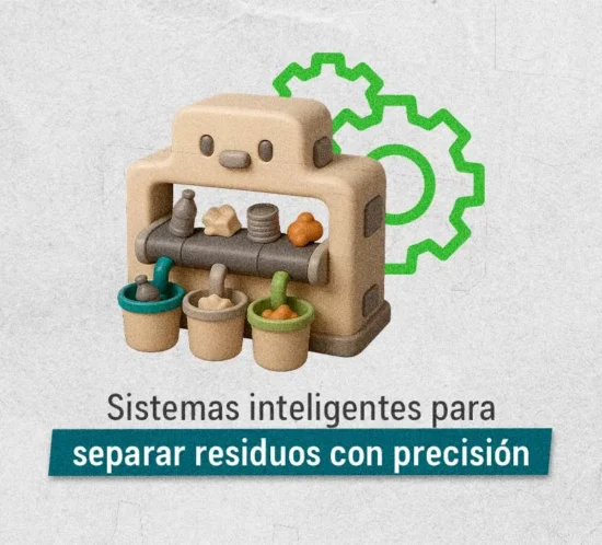 Sistemas inteligentes para separar residuos con precisión